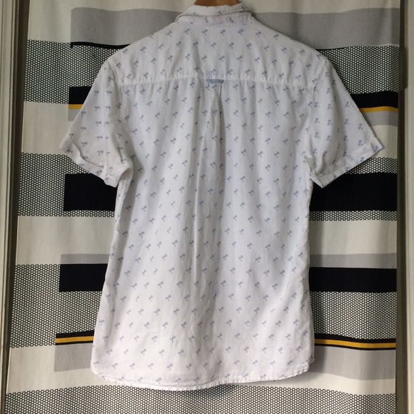 🟠2/$20 4pc Breezy Summer Blues Button Down Shirt Set (S) - Picture 11 of 16